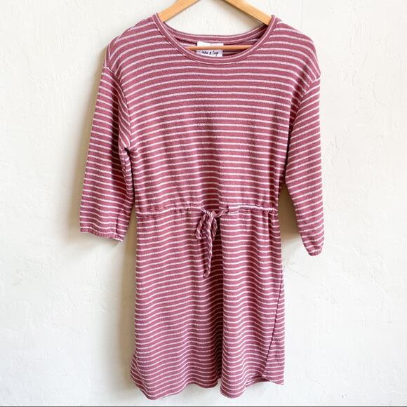 Anthropologie Sadie & Sage Striped Terry Dress‎ - Picture 1 of 4
